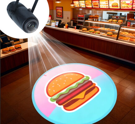 Đèn chiếu logo 40W Đèn chiếu GOBO tùy chỉnh cho doanh nghiệp cửa hàng cho quảng cáo cửa hàng và đám cưới