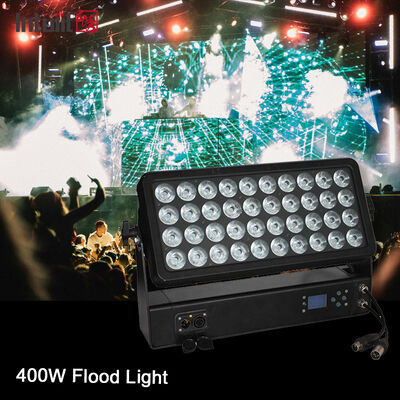Đèn sân khấu ngoài trời công suất cao IP65 40X10W RGBW 4in1 LED Wash tường Nhôm DJ Disco Điều khiển DMX