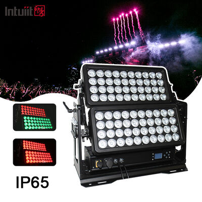 Đèn LED sân khấu ngoài trời 800W Double Layer City Color Lighting Wall Wash LED Floodlight cho quán bar DJ Trang trí tòa nhà IP65 DMX
