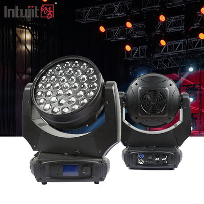 Chuyên nghiệp 37x10W RGBW 4in1 LED Zoom Wash Di chuyển đầu đèn DMX512 Đèn sân khấu cho DJ Disco Sự kiện Đám cưới
