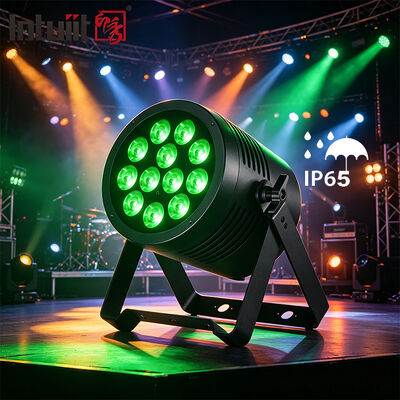 IP65 ngoài trời chống nước 12x20W RGBWA UV 6 trong 1 đèn LED Par Light chuyên nghiệp DMX DJ Đèn sân khấu rửa mặt Đèn lên cho buổi trình diễn đám cưới disco