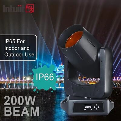 IP66 ngoài trời LED 200W Beam Moving Head Light Đèn sáng hiệu ứng sân khấu cho câu lạc bộ đêm DJ Disco Show Party đám cưới ngoài trời