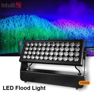 Đèn pha LED treo tường 4 trong 1 ngoài trời chuyên nghiệp IP65 chống nước 1500W RGBW để chiếu sáng cảnh quan thành phố kiến ​​trúc