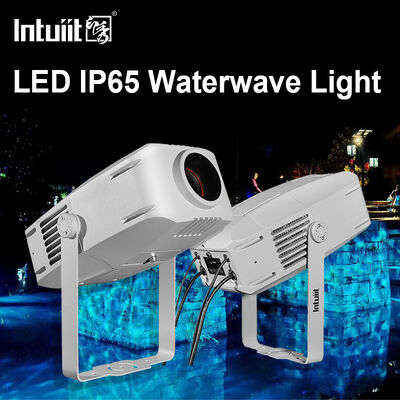 Máy chiếu hiệu ứng sóng nước ngoài IP65 RGBW LED, 60W đến 400W tùy chọn, DMX512, Đèn sóng chuyển động cho mặt tiền, khu vườn