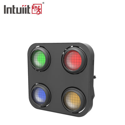 Sân khấu chuyên nghiệp Disco 4 mắt COB Đèn khán giả ngoài trời 4x90w Led Blinder Đèn chống nước
