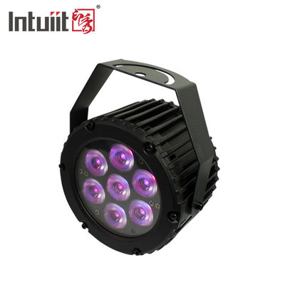 Đèn chiếu sáng mini Led phẳng 7 * 3W RGBW với điều khiển từ xa Dmx cho Dj Night Culb