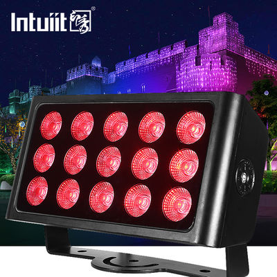 4 màu Rgbw 4 trong 1 Đèn led ngoài trời Hiệu ứng rửa sân khấu Ánh sáng lũ 15 chiếc 80watt Dmx cho các sự kiện trực tiếp