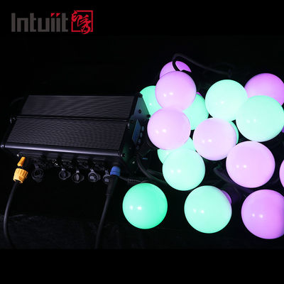 Bộ điều khiển vận hành 60 đèn dây hình cầu LED cho đám cưới trên cây thông Noel