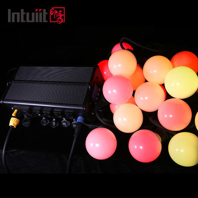Đèn dây năng lượng mặt trời ngoài trời 240V Đồng bộ hóa âm nhạc Màu sắc thay đổi IP54 Đèn trang trí mở rộng