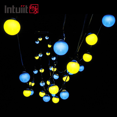 IP54 Đèn sân khấu LED RGBW 15m Đèn LED Giáng sinh Pixel Bóng đèn Trang trí Giáng sinh ngoài trời