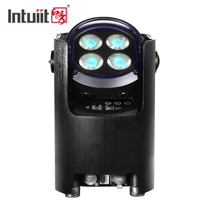 4x12w Rgbw Led Par Can Đèn chạy bằng pin Câu lạc bộ đêm Bar Dj Hiệu ứng ánh sáng Led