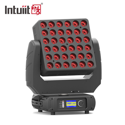 36 cái 10W RGBW IP20 Ma trận Đèn chiếu sáng sân khấu cho thiết bị Dj sự kiện