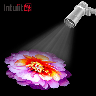Máy chiếu Gobo ngoại thất 100V HD 60W Dmx LED Logo Gobo Máy chiếu xoay Chiếu sáng hình ảnh tòa nhà